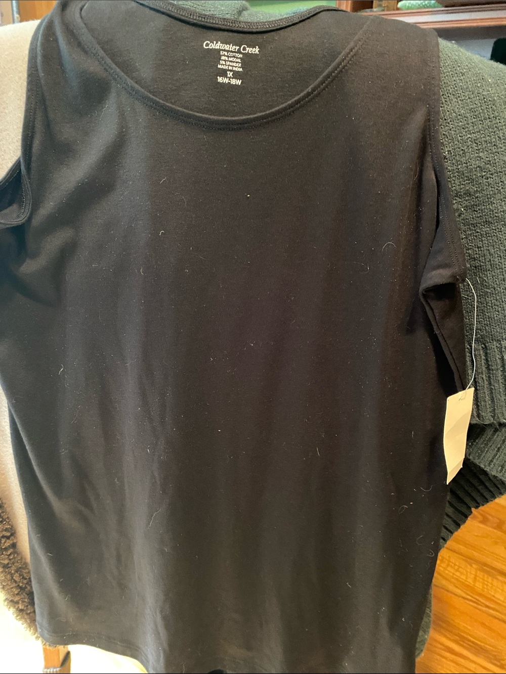 Coldwater Creek Women’s Black tank top - size 1X